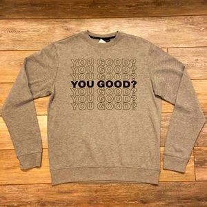 NWT Men's Fifth Sun You Good? BHM Sweatshirt